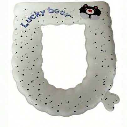 Zazumi 1Pc Self-Adhesive Toilet Seat Cover - Waterproof, Washable, Reusable, Fragrance-Infused, Universal Fit For All Seasons