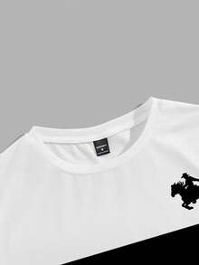 Manfinity Homme 男士经典条纹Polo衫 - 彩色 - 查看 3