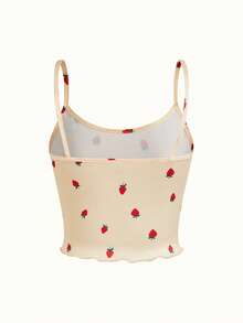 Bonmuse 3件套草莓印花吊带背心和短裤睡衣套装女士睡衣套装夏季睡衣套装草莓睡衣套装可爱睡衣套装睡衣套装女士 - 彩色 - 查看 12