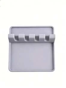 Silicone Kitchen Utensil Holder With Drip Tray - Heat-Resistant Spoon Rest For Stovetop, Countertop, Holds Ladles & Cooking Tools - Multicolor - View 12