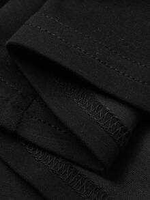 DAZY Abito a fascia nero, senza schienale, con lacci, aderente, da indossare come sottoveste, casual, dolce, adatto per festival musicali, feste, matrimoni, cocktail, occasioni formali ed eleganti, mini abito da donna per primavera ed estate - nero - Visualizzare 12