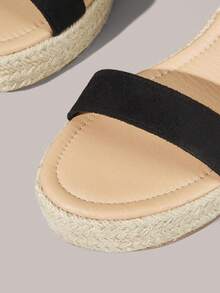 Styleloop Women Platforms & Wedge Sandals - Black - View 4