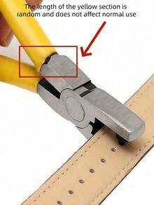 1 件 2 毫米通用手持表带钳、皮带打孔工具、打孔孔眼工具、标签打孔机、表带打孔器 返校、返校、学校用品 - 黃色 - 查看 2