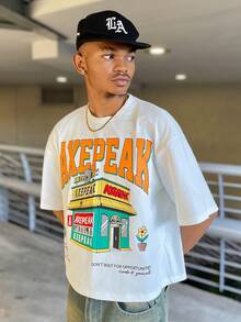 Ngobest Haus Ngobest Haus 女款正面标语印花短袖T恤 - 白色 - 查看 6