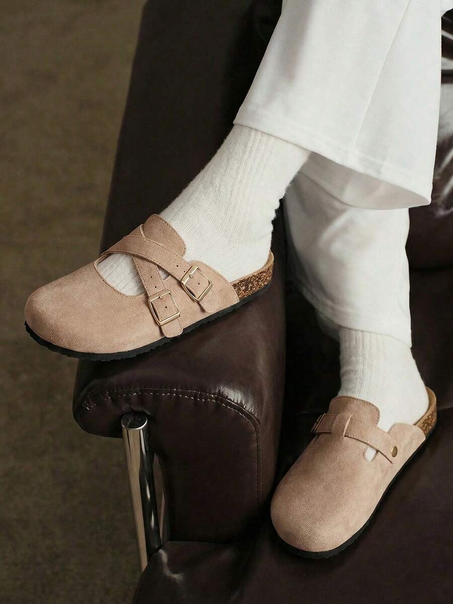 Solecia Women Flats - Apricot - View 1