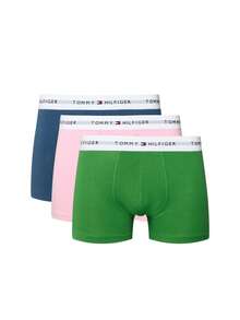3 Pack Men's Trunks - Mnt Gry/Cls Pnk/Ag Sea - View 1