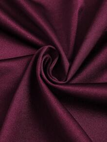 Sweetra Tank Top Model Halter Leher Tinggi Elegan dengan Bagian Belakang Silang Elastis yang Dapat Diatur - Red Violet - View 6