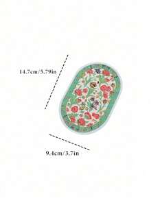 MINKOJA Bộ 1/4 tấm thảm trang trí sàn nhà búp bê thu nhỏ 4 màu, mô hình trang trí phòng khách thu nhỏ bằng vải, thảm dệt Thổ Nhĩ Kỳ hình bầu dục, trang trí nhà tranh, các thành phần tự làm cho cảnh nhỏ, Lễ Phục Sinh, Quà tặng Lễ Phục Sinh, Đồ vật thu nhỏ. - Nhiều màu - Xem 8