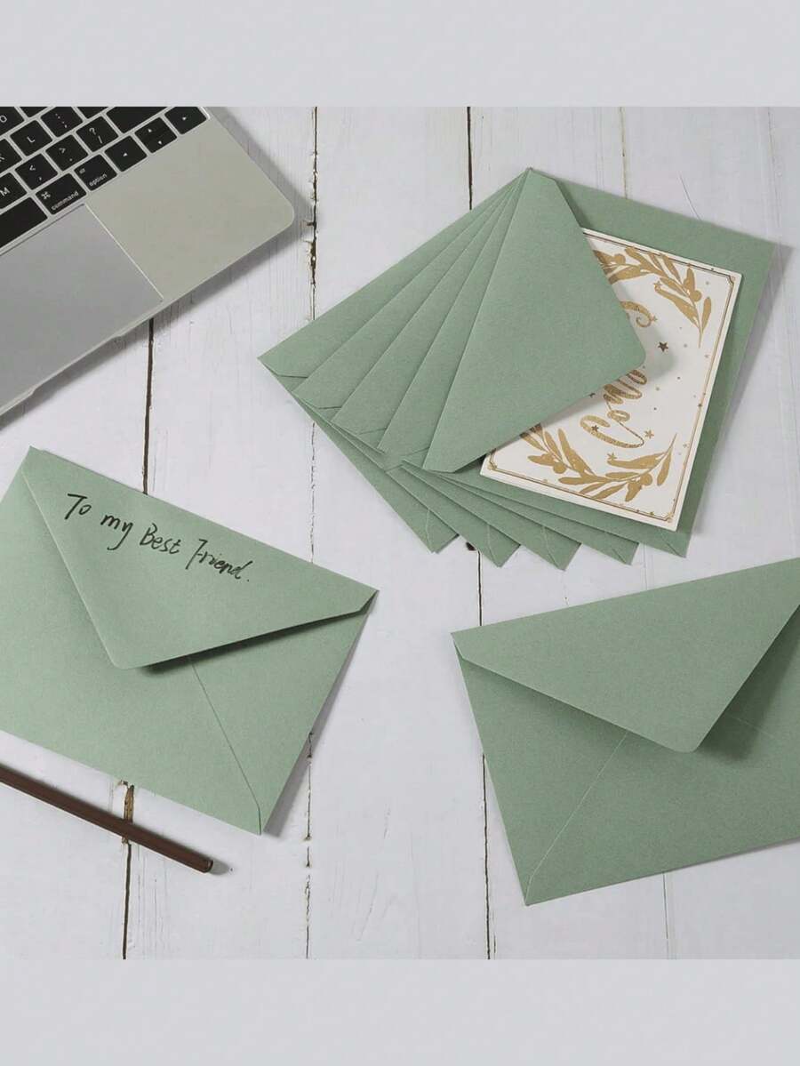 10pcs/30pcs/50pcs/100pcs Envelopes Suitable For Wedding Invitations, Greeting Cards, Birthday Invitations,Christmas - suit - View 1