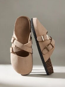 Solecia Women Flats - Apricot - View 2