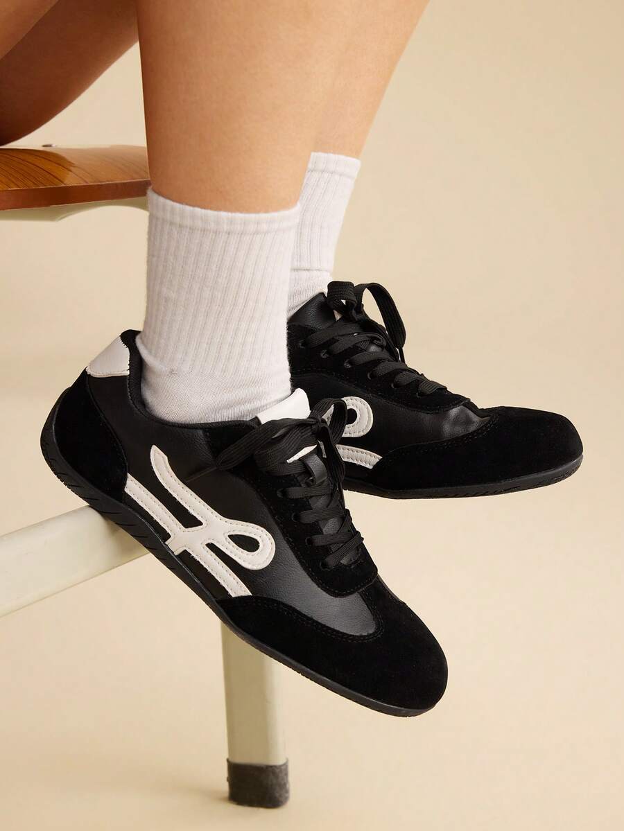 CUCCOO EASI 女士时尚百搭休闲鞋 - 黑色 - 查看 1