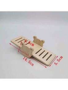 1-Pack Multi-Room Wooden Hamster Maze And Hideout - Provides Your Pet With Fun Activities And A Cozy Nest. - Multicolor - View 8