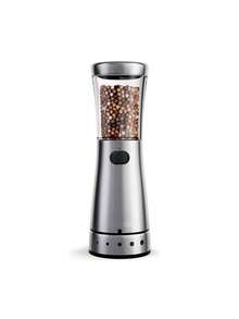 Teckwe Electric Pepper Grinder - Rechargeable With 500mAh Capacity For Long-Lasting Use, Adjustable Coarseness, Suitable For Salt/Pepper/Spices, Ideal For Kitchen And Home (10 Oz Large Capacity, Ergonomic Design) - Silver - View 5