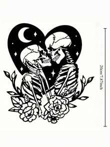 1 chiếc đầu lâu trang trí tường bằng sắt kiểu Gothic, thích hợp cho phòng ngủ, phòng khách, tiền sảnh. - Người yêu bộ xương - Xem 6