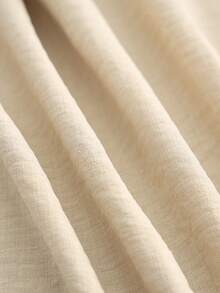 Franclia 休闲针织上衣搭配卡其色中长裙，腰带款式，春夏两件套，适合日常、通勤、度假穿着。 - 卡其色 - 查看 5