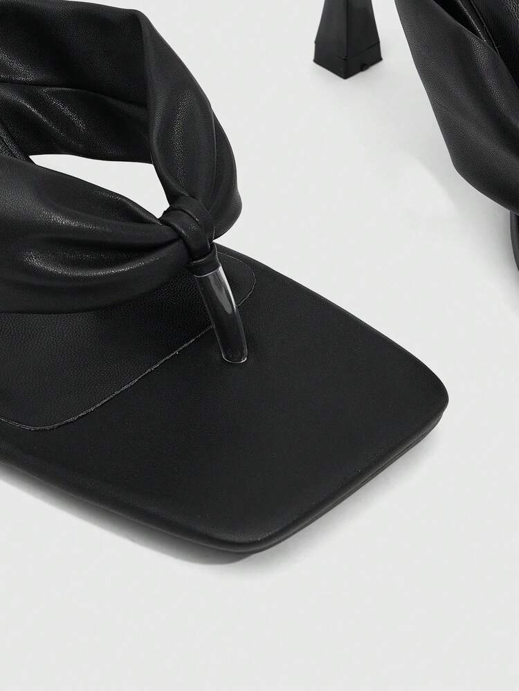 CUCCOO SZL Women Shoes New Toe High Heel Women's Sandals Prom Heels