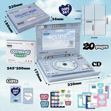 1Pc 4-Grid Photo Album, Multi-Purpose Storage Book For Photocards, Postcards & Instant Photos, Collectible Binder For Idol Album Pictures - multicolor - View 16
