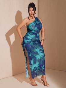 SHEIN BAE 印花修身连衣裙，度假风，女士夏季连衣裙，复活节连衣裙，优雅派对连衣裙，女士沙滩装，沙滩装，女士婚礼宾客连衣裙，母亲毕业典礼连衣裙，休闲女士连衣裙，女士度假装，夏季假日装，Y2K风格，女士碎花连衣裙，绿色连衣裙，大码女士连衣裙，女士西部牛仔装，外出装，女士生日连衣裙，圣帕特里克节连衣裙，乡村音乐会服装，女士牛仔装，网纱连衣裙 - 彩色 - 查看 5