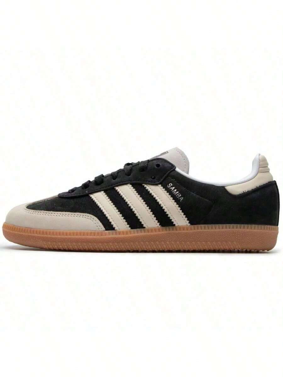 Adidas 阿迪达斯 SAMBA OG W IE5836 女式休闲运动鞋 - 黑色/白色 - 查看 1