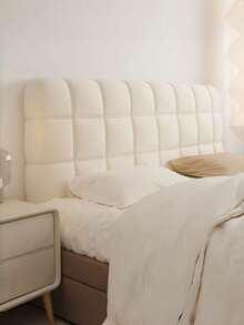 Cream-Style Thick, Elastic, Fully Enclosed Headboard Cover – Brand New, Suitable For All Seasons. Complete Set Of Soft Headboard Covers. - Multicolor - View 11
