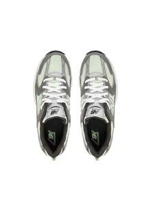 New Balance 530 أحذية رياضية للأطفال فضي داكن معدني/ميلون مائي GR530ADF - ماء البطيخ المعدني الفضي الداكن - مشاهدة 5