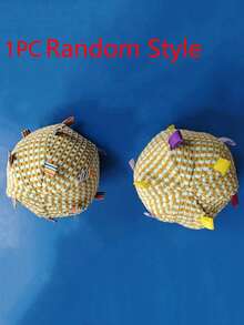 PETSIN 1个全新响亮撞击球形狗狗玩具，可滚动、咀嚼和啃咬。一款能让狗狗缓解压力、尽情玩耍的娱乐玩具。宠物狗玩具。 - 彩色 - 查看 19