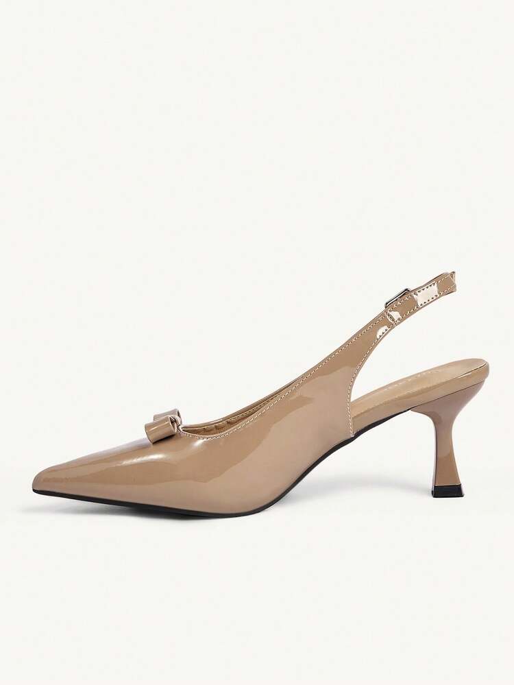 CUCCOO CHICEST Women's Pointed Toe Floral Decor High Heel Pumps Wedding Shoes Summer Shoes Bride Shoes