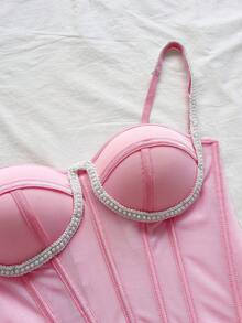 Soleia Women Tank Tops & Camis - Baby Pink - View 7