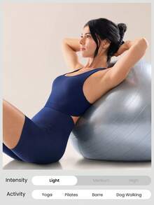 GLOWMODE Quần short chạy bộ FeatherFit™ Country Crossover chống trượt 6 inch, thích hợp cho đạp xe, tập gym và các hoạt động thể thao cường độ cao. - Dark Blue - Xem 6
