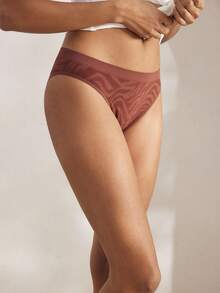 Ocili 7条/包 无缝女士斑马纹休闲三角裤 - 彩色 - 查看 3