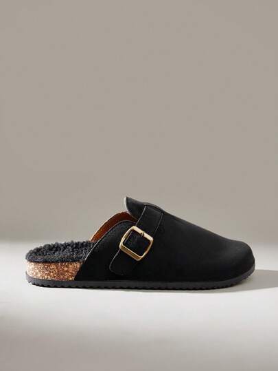 Solecia Men's Casual Thermal Lined Slippers, Versatile For Autumn/Winter