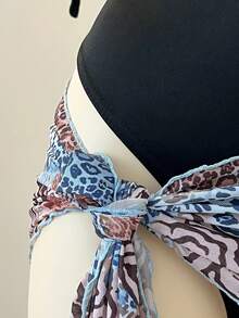 SuriyaCove Women's Fashionable Leopard Print Skirt, Versatile For Summer - Multicolor - View 5