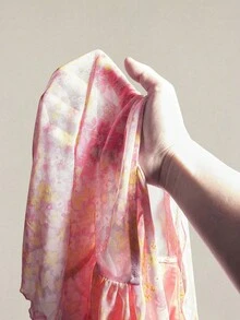 INAWLY 女士简约印花抹胸休闲上衣 - 粉色 - 查看 7