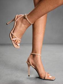 CUCCOO SZL 女士高跟凉鞋 - 鏡杏色 - 查看 6