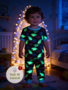 Baby Jungen Kurzarm Shorts Eng anliegende Pyjama Set - Verschiedenfarbig - Übersicht 8