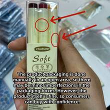 Bộ 3/6 bút lông đầu mềm, kiểu Trung Quốc, bút màu cổ điển, thích hợp để ghi chú và vẽ, bút viết tay, quà tặng học sinh nhân dịp tựu trường. - Bút trung tính - Xem 16