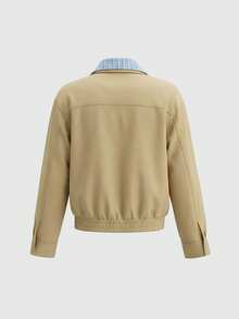 Airaco Women's Zipper Pocket Casual Versatile Daily Wear Lightweight Jacket - Multicolor - View 2