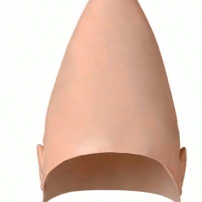 1PC Funny Alien Cone Head Hat PU Leather Lightweight Comfortable Novelty Party Prop For Halloween Costume Cosplay Theme Events