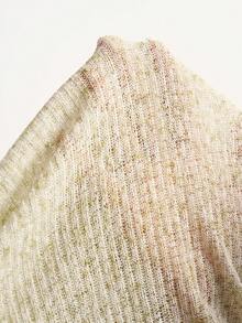 Bohemela 女士休闲纯色针织露肩宽松T恤 - 綠色 - 查看 10