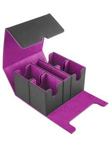 Hộp đựng bài MTG kèm khay đựng xúc xắc, hộp đựng bài Commander 5 trong 1 chứa được hơn 840 lá bài không cần bọc, hộp đựng bài MTG bằng da có nam châm, hộp đựng bài có thể tháo rời TCG CCG - Nhiều màu - Xem 9