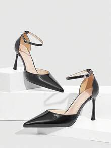 CUCCOO SZL Women's High-Heeled Single Shoe Water Table - Black - View 3