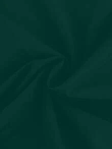 GlowEve CURVE 大码女士优雅荷叶边灯笼袖褶裥下摆派对连衣裙，春秋季 - 墨綠色 - 查看 3