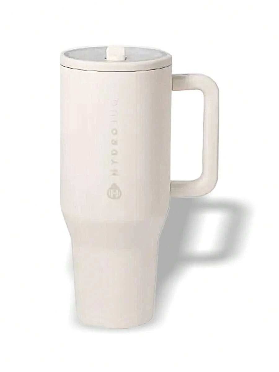 Bình nước thể thao HydroJug 32oz (dành cho du lịch), giữ ấm, chống rò rỉ, dễ rửa, màu be, đa năng, phù hợp cho cả nam và nữ. CUPCREMSTDCUP3 - Màu be - Xem 1