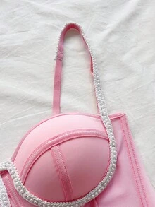 Soleia Women Tank Tops & Camis - Baby Pink - View 5