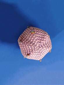 PETSIN 1个全新响亮撞击球形狗狗玩具，可滚动、咀嚼和啃咬。一款能让狗狗缓解压力、尽情玩耍的娱乐玩具。宠物狗玩具。 - 彩色 - 查看 16