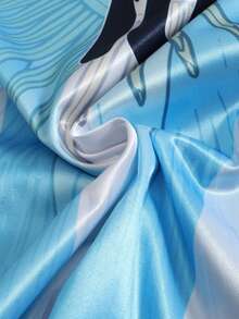 Street Life Bộ áo ba lỗ nam in hình cành cây và gỗ trôi dạt - Màu xanh lam - Xem 4