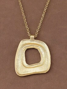 Glamine 1 Chiếc Vòng Cổ Mặt Dây Chuyền Charm Mở Lớn Phong Cách Boho Bạc/Vàng Mờ - bạc và vàng - Xem 19