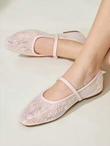 CUCCOO CHICEST Women's Embroidered Breathable Flat Sandals, Versatile For Work And Casual Wear, Summer Wedding Shoes Summer Shoes Bride Shoes - Pink - View 2
