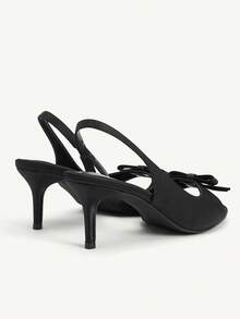 CUCCOO CHICEST 女士日常穿着的高跟时尚凉鞋 - 黑色 - 查看 6