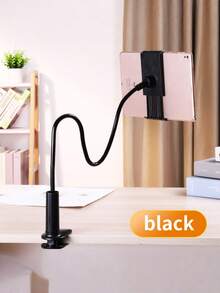 Giá đỡ điện thoại di động tiện dụng, đế xoắn ốc, phụ kiện để bàn cạnh giường ngủ, giá đỡ điện thoại/máy tính bảng đặt cạnh giường. - màu đen - Xem 5